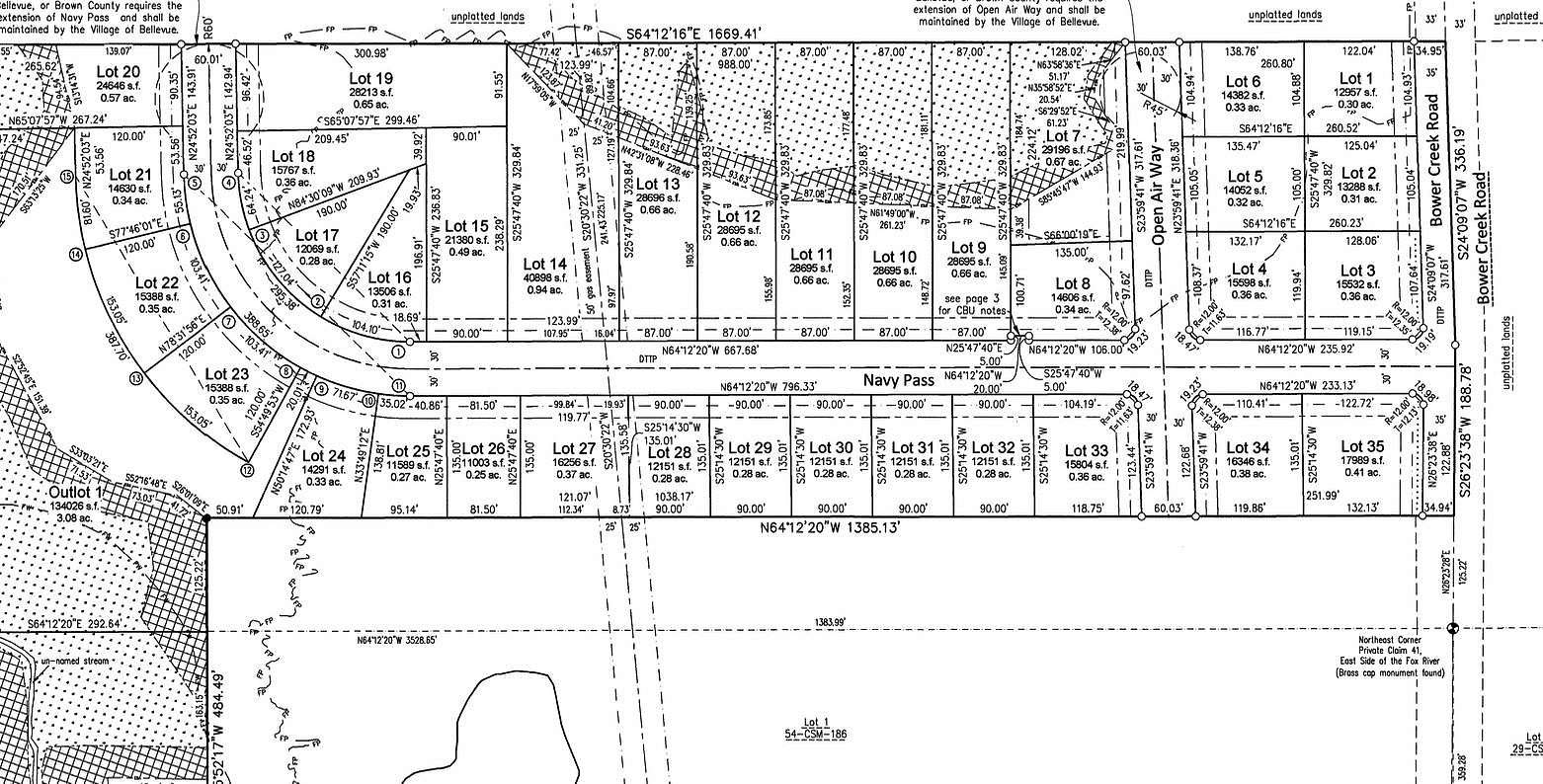 Residential Land for Sale in De Pere, Wisconsin