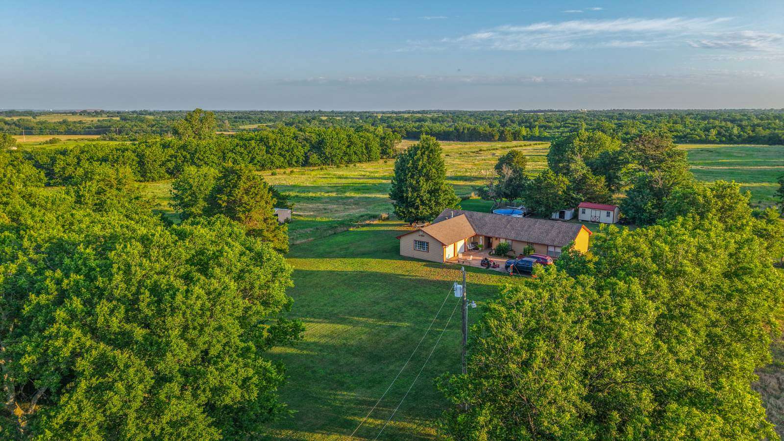 40 Acres of Land with Home for Sale in Glencoe, Oklahoma