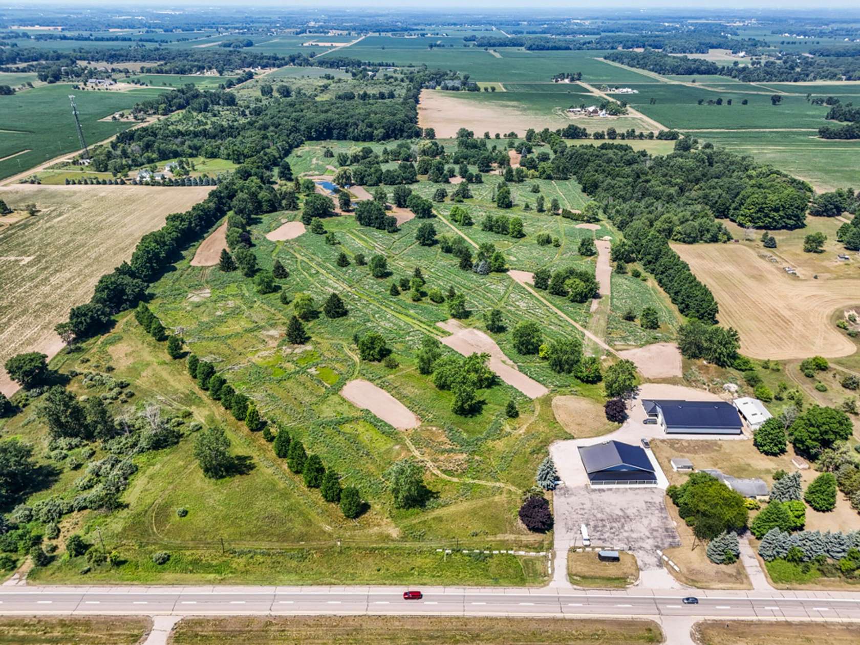 63.4 Acres of Land with Home for Sale in St. Johns, Michigan