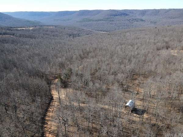 10 Acres of Recreational Land with Home for Sale in Marshall, Arkansas
