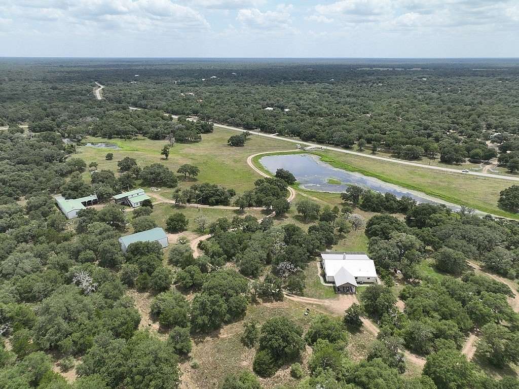 46.3 Acres of Land with Home for Sale in Weimar, Texas