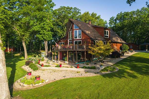 21.8 Acres of Recreational Land with Home for Sale in Dawson, Illinois