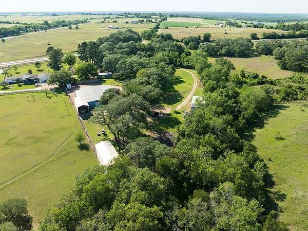 3.85 Acres of Land with Home for Sale in La Grange, Texas