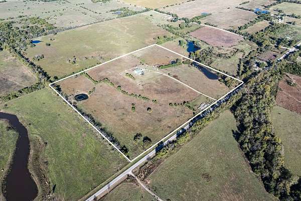 43.5 Acres of Land with Home for Sale in Caney, Kansas