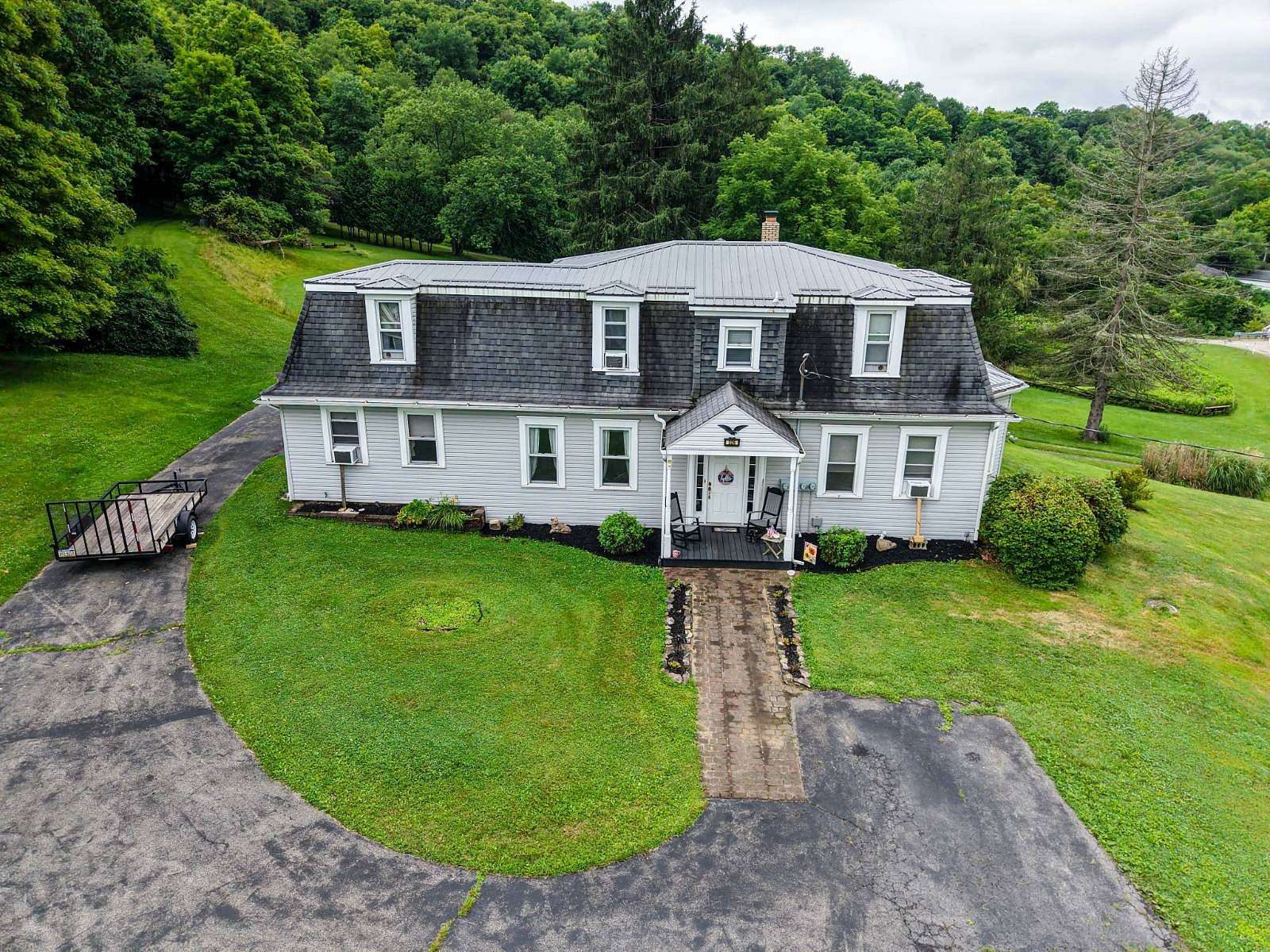25.5 Acres of Land with Home for Sale in Kittanning, Pennsylvania