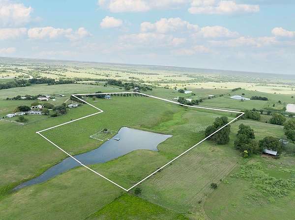 24.1 Acres of Recreational Land with Home for Sale in La Grange, Texas
