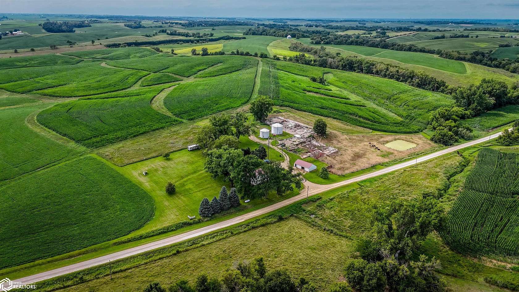 7 Acres of Land with Home for Sale in Wheatland, Iowa