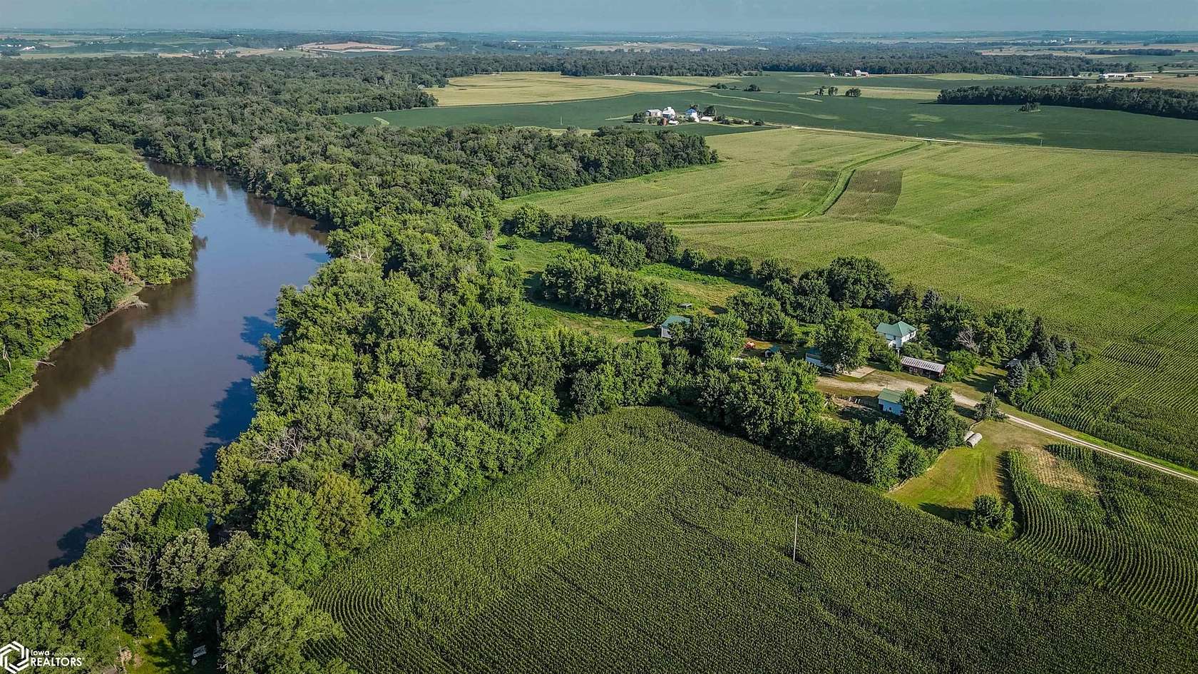 10.8 Acres of Land with Home for Sale in Wheatland, Iowa