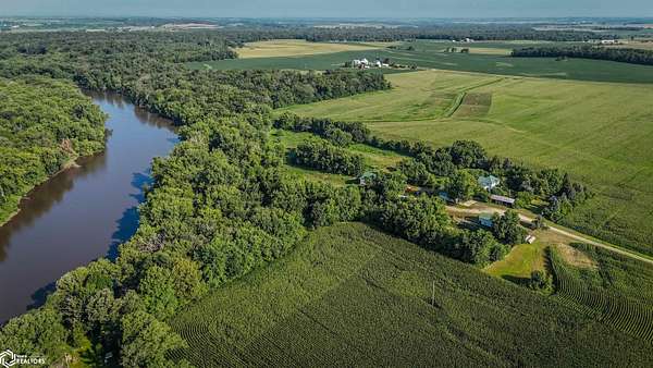 10.8 Acres of Land with Home for Sale in Wheatland, Iowa