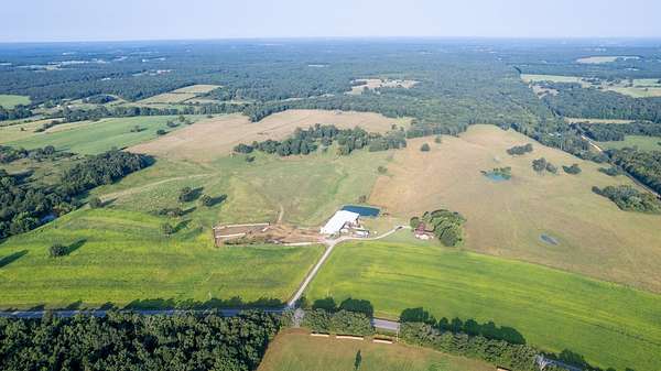257 Acres of Land with Home for Sale in Hartville, Missouri