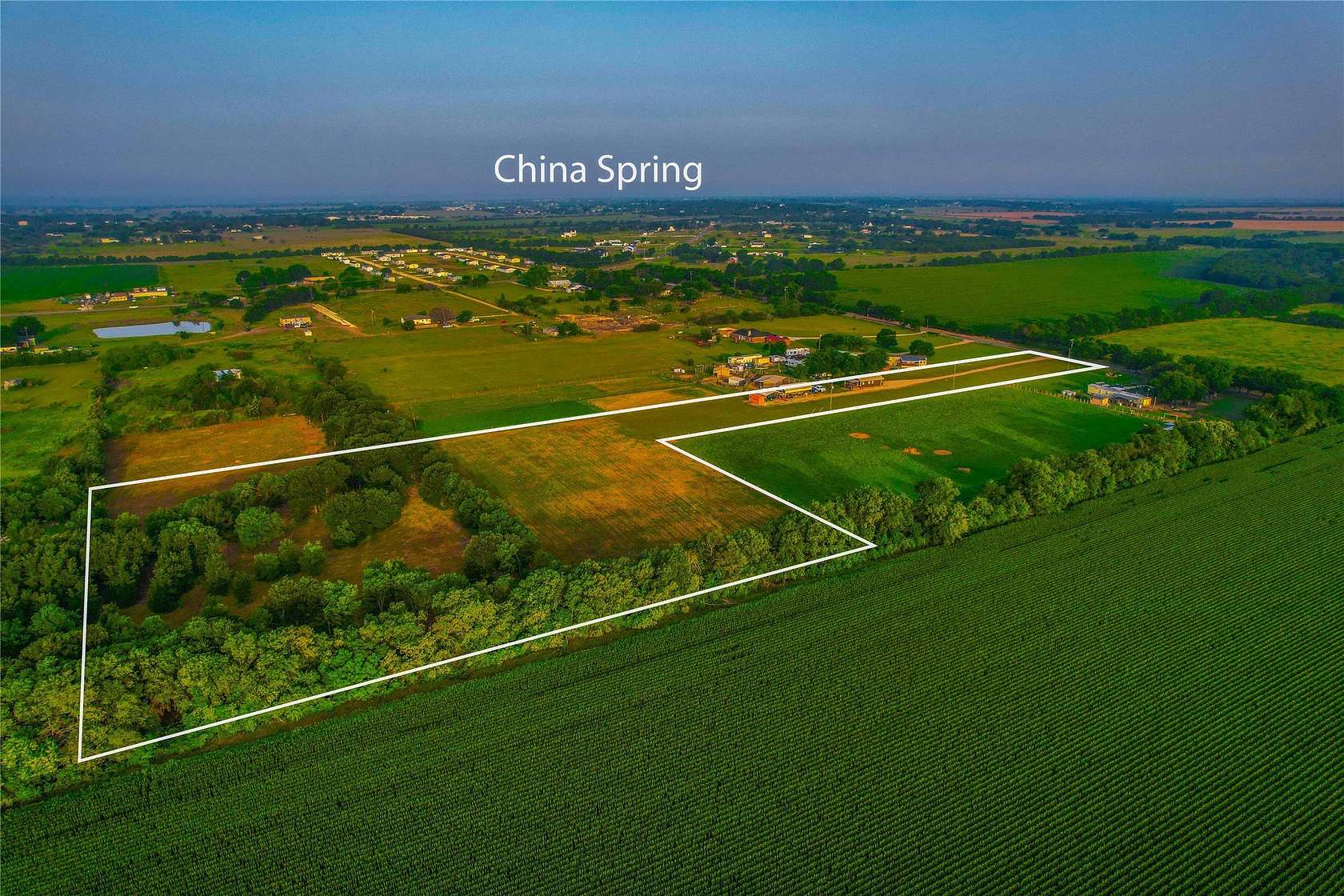 6.58 Acres of Land with Home for Sale in Waco, Texas