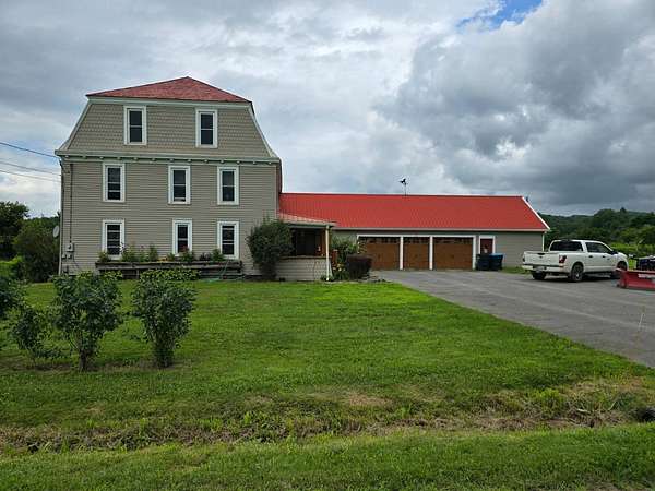 10 Acres of Land with Home for Sale in Burlington Flats, New York
