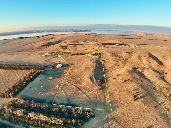 12.2 Acres of Land with Home for Sale in Pierre, South Dakota