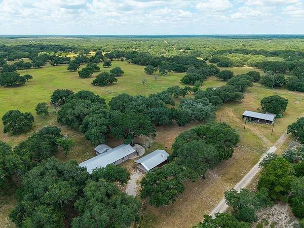 33.2 Acres of Recreational Land with Home for Sale in Hallettsville, Texas