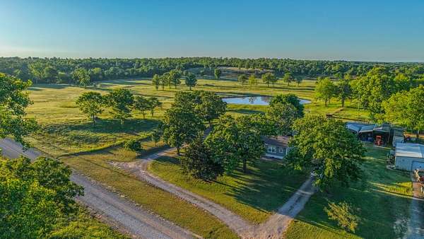 40 Acres of Land with Home for Sale in Bristow, Oklahoma