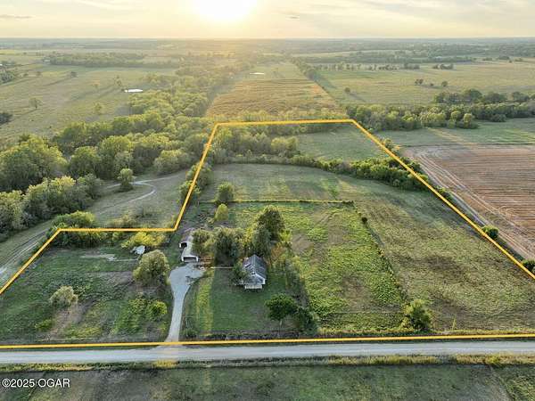 8.17 Acres of Land with Home for Sale in Jerico Springs, Missouri
