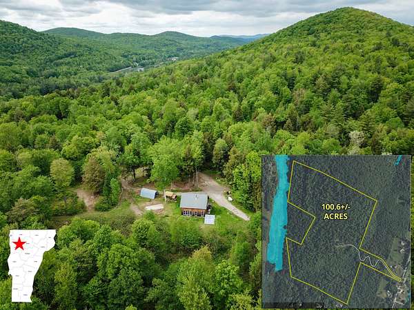 101 Acres of Recreational Land with Home for Sale in Underhill, Vermont