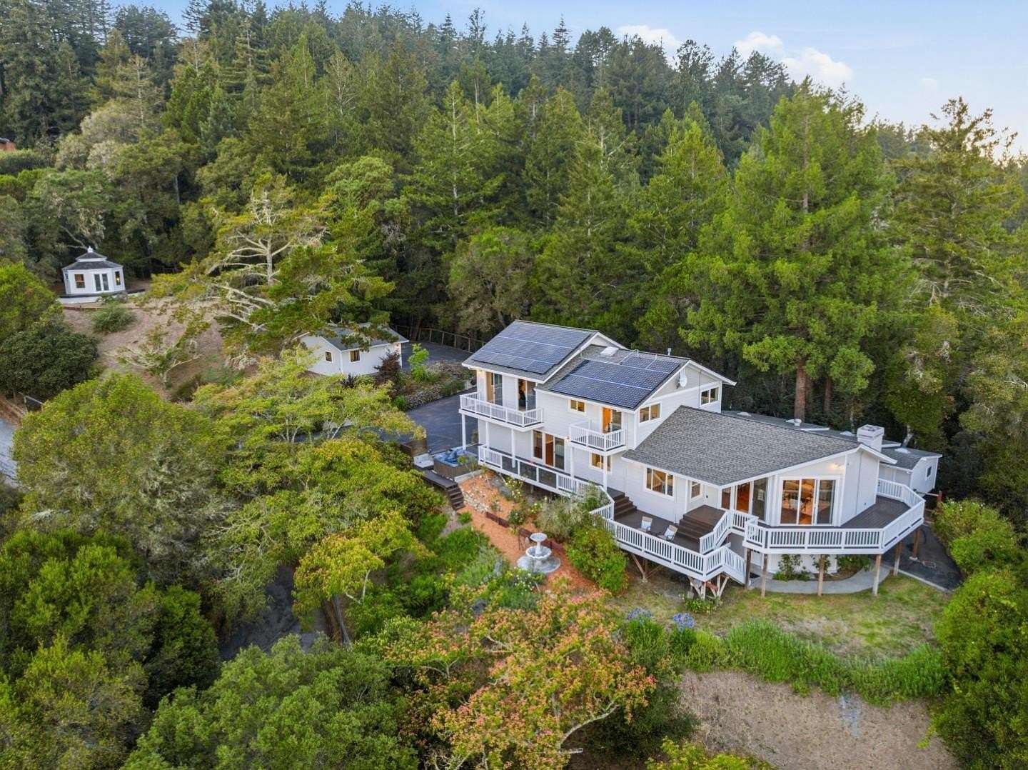 7.79 Acres of Land with Home for Sale in Santa Cruz, California
