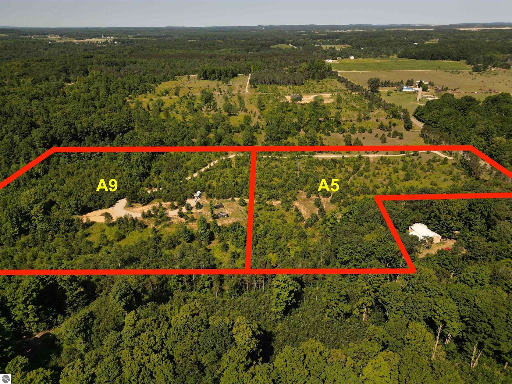 10 Acres of Recreational & Residential Land for Sale in Maple City, Michigan