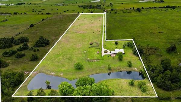 18 Acres of Land with Home for Sale in Schulenburg, Texas