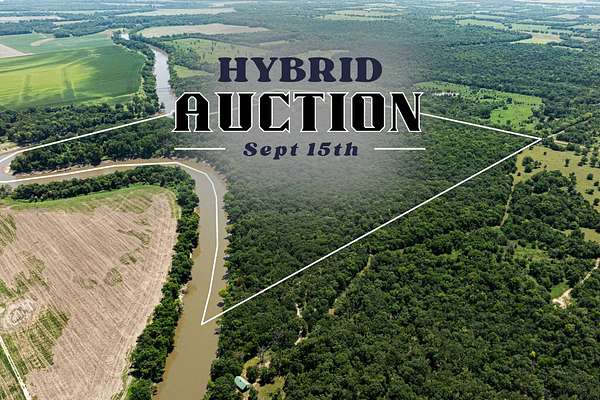 123 Acres of Recreational Land for Auction in Erie, Kansas