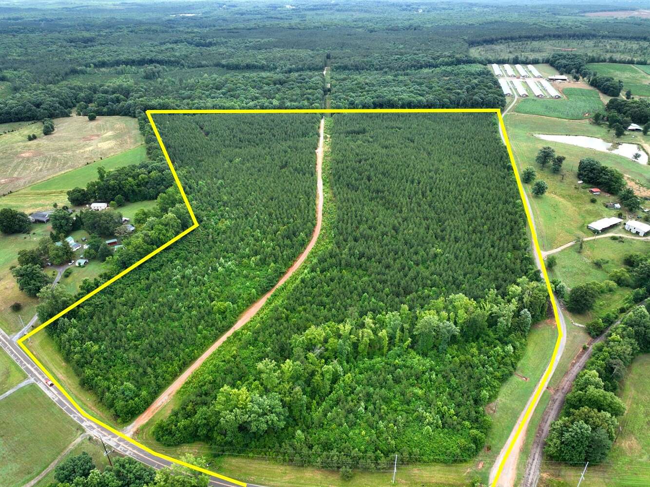 59.9 Acres of Recreational & Residential Land for Sale in Carthage, North Carolina