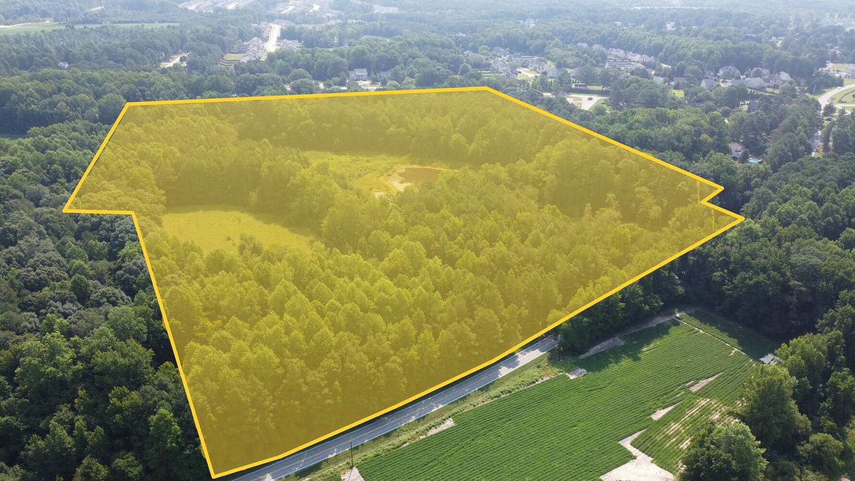 22 Acres of Recreational & Residential Land for Sale in Fuquay-Varina, North Carolina