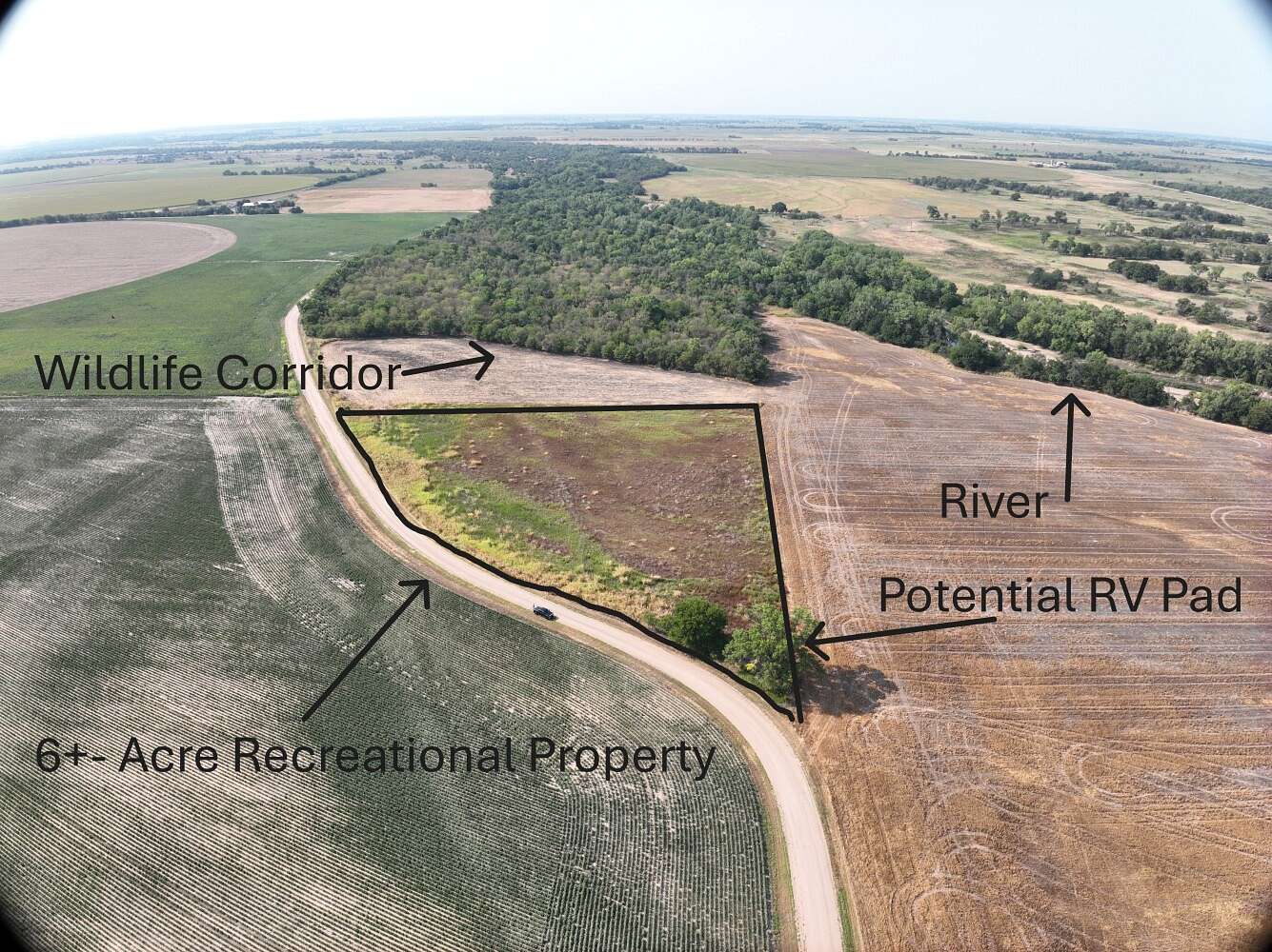 6.1 Acres of Agricultural Land for Sale in Raymond, Kansas