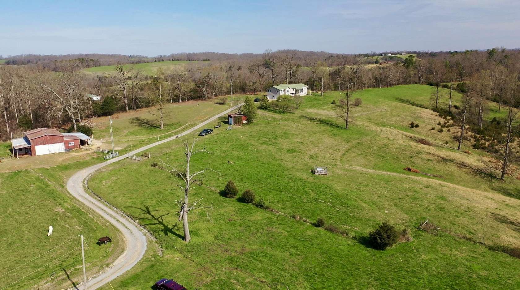 118 Acres of Land with Home for Sale in Greeneville, Tennessee