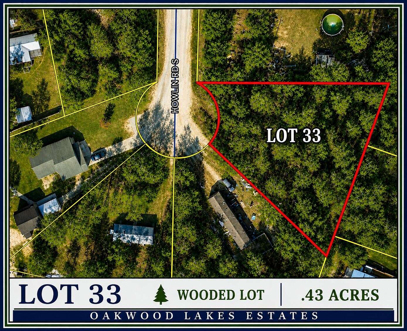 0.43 Acres of Residential Land for Sale in DeFuniak Springs, Florida