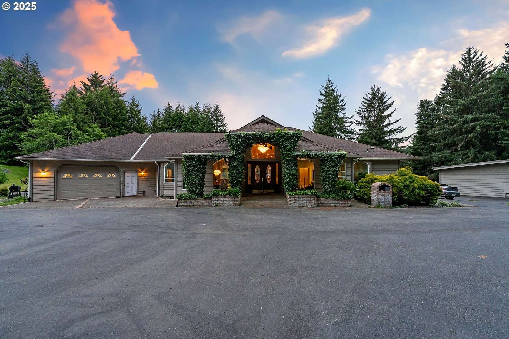 9.87 Acres of Land with Home for Sale in Coos Bay, Oregon