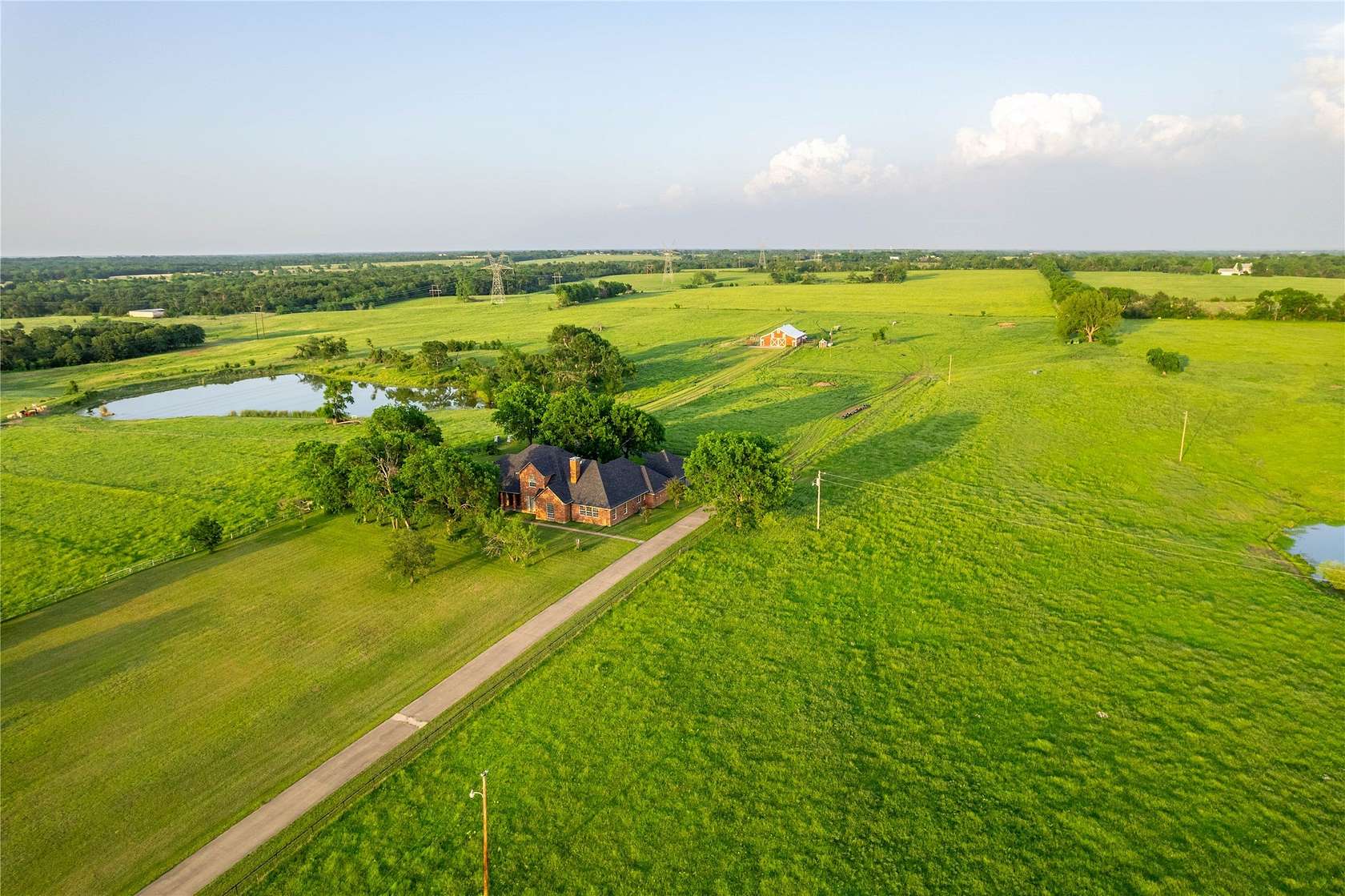 56.3 Acres of Land with Home for Sale in Ravenna, Texas