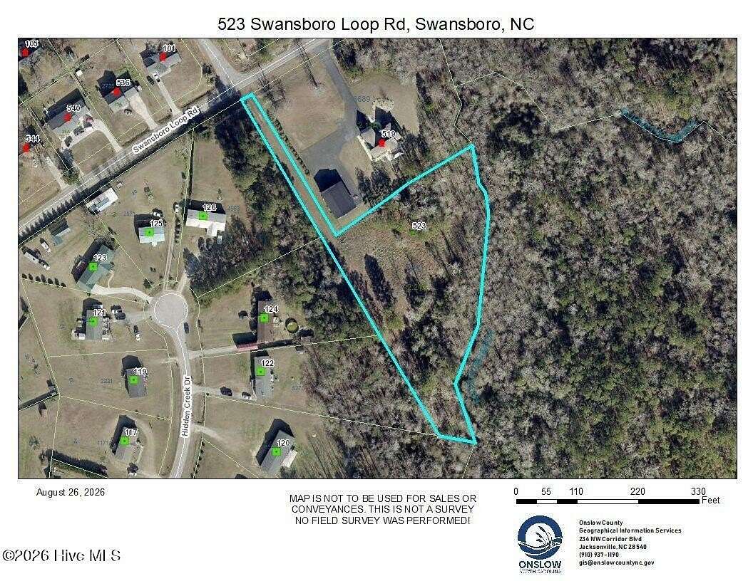 2.24 Acres of Residential Land for Sale in Swansboro, North Carolina