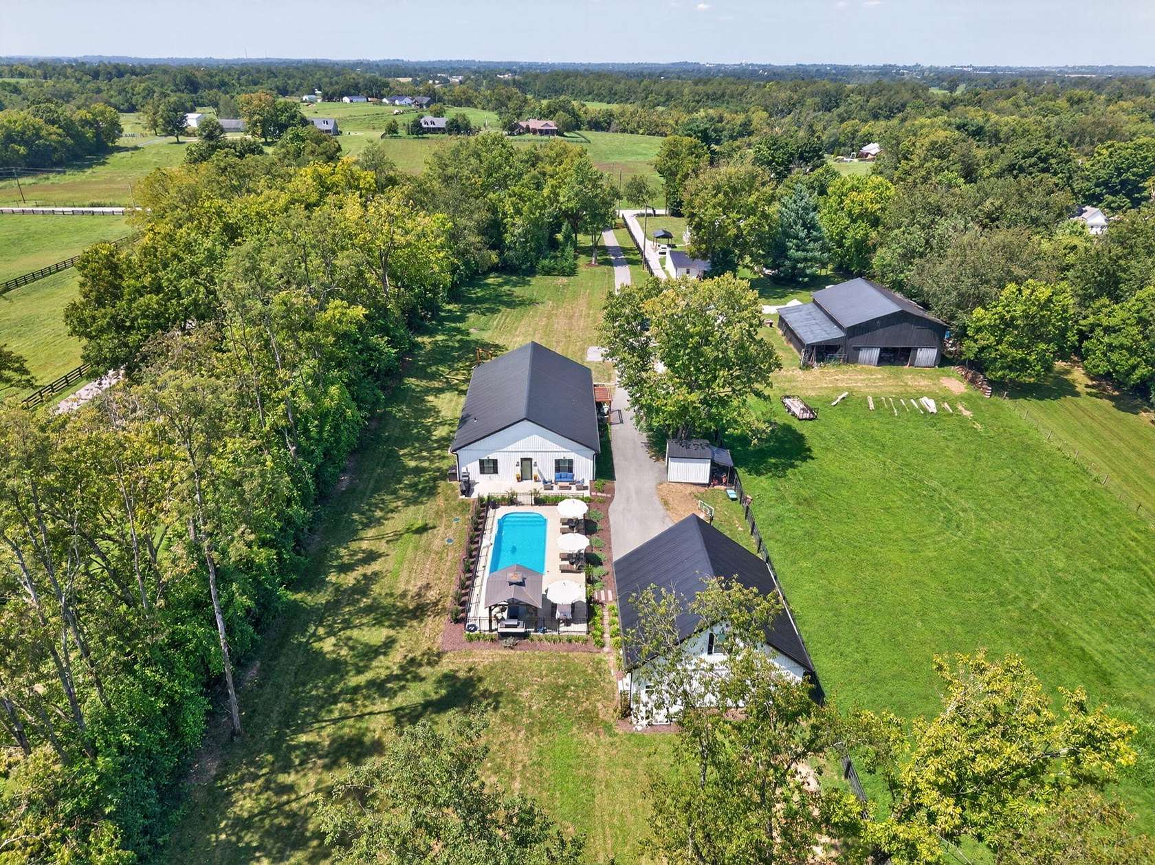 1.5 Acres of Land with Home for Sale in Nicholasville, Kentucky