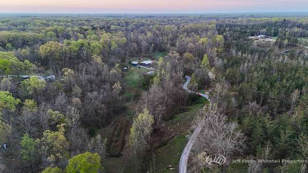 45.5 Acres of Recreational Land with Home for Sale in Vicksburg, Mississippi