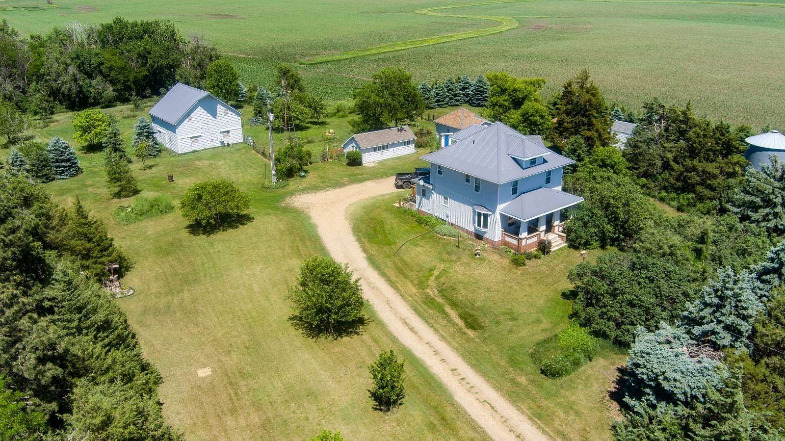 6.52 Acres of Land with Home for Sale in Canova, South Dakota