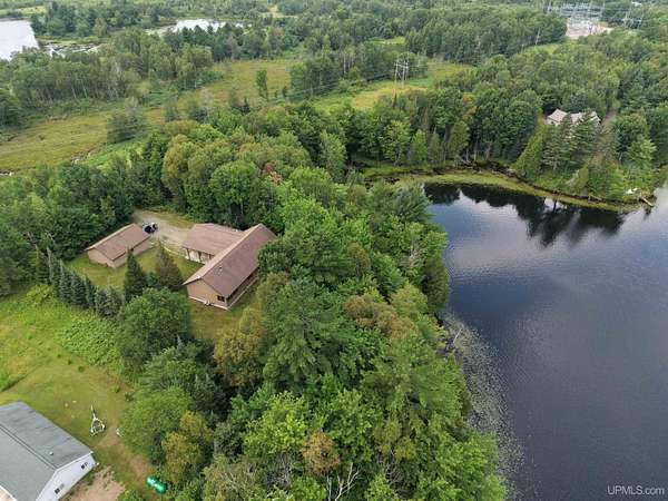 6.48 Acres of Land with Home for Sale in Republic, Michigan