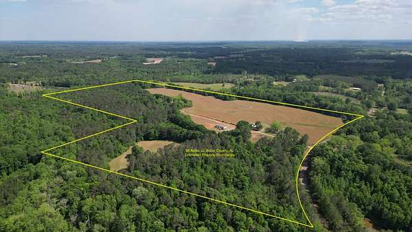 95 Acres of Land with Home for Sale in Honoraville, Alabama