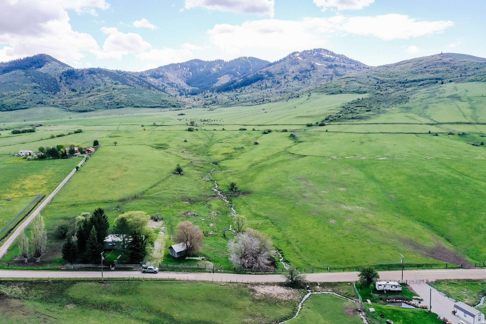 20.7 Acres of Agricultural Land with Home for Sale in Preston, Idaho