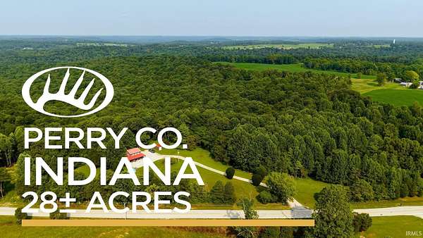 28 Acres of Recreational Land with Home for Sale in Mount Pleasant, Indiana