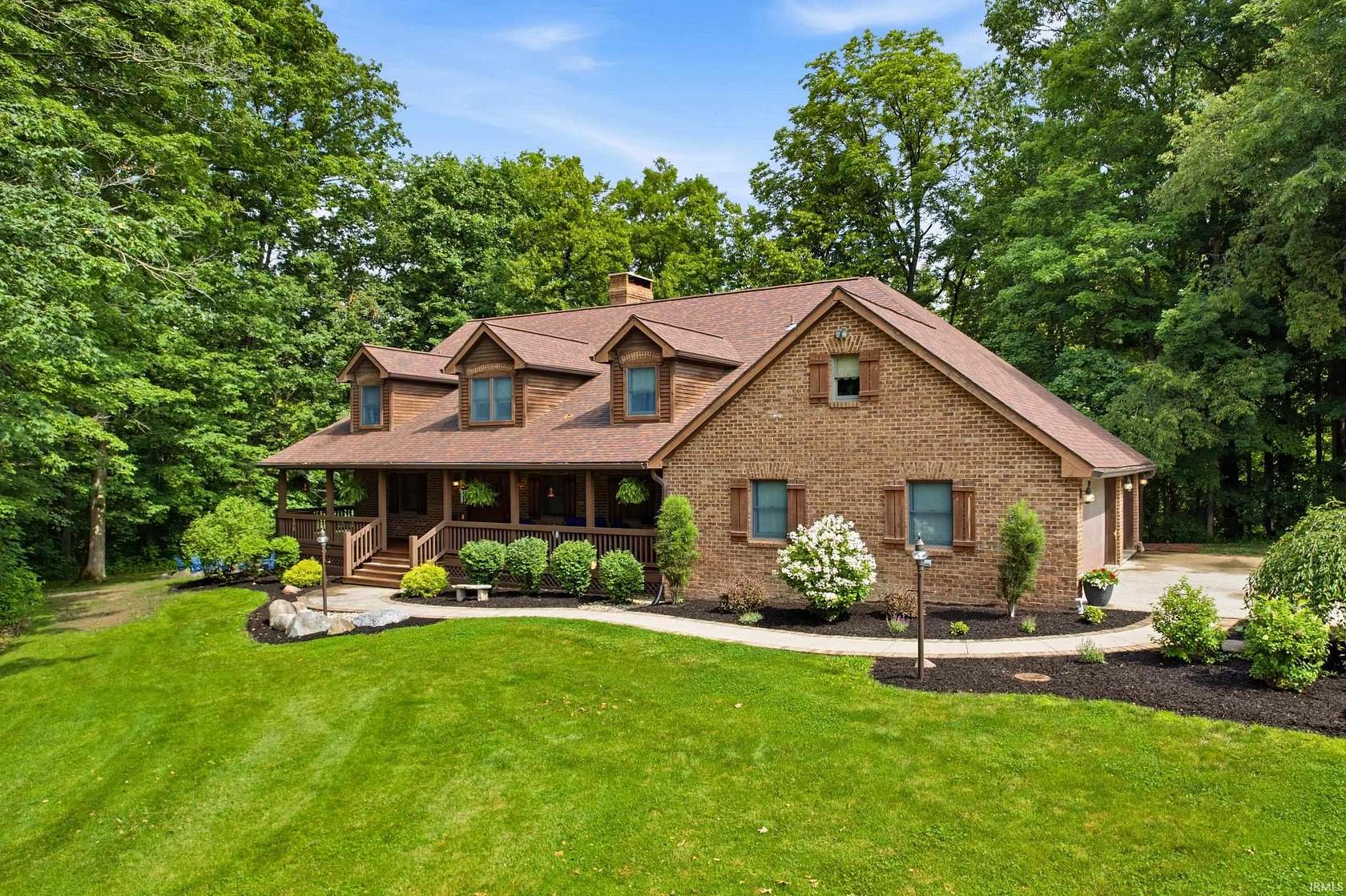 10 Acres of Recreational Land with Home for Sale in Huntington, Indiana
