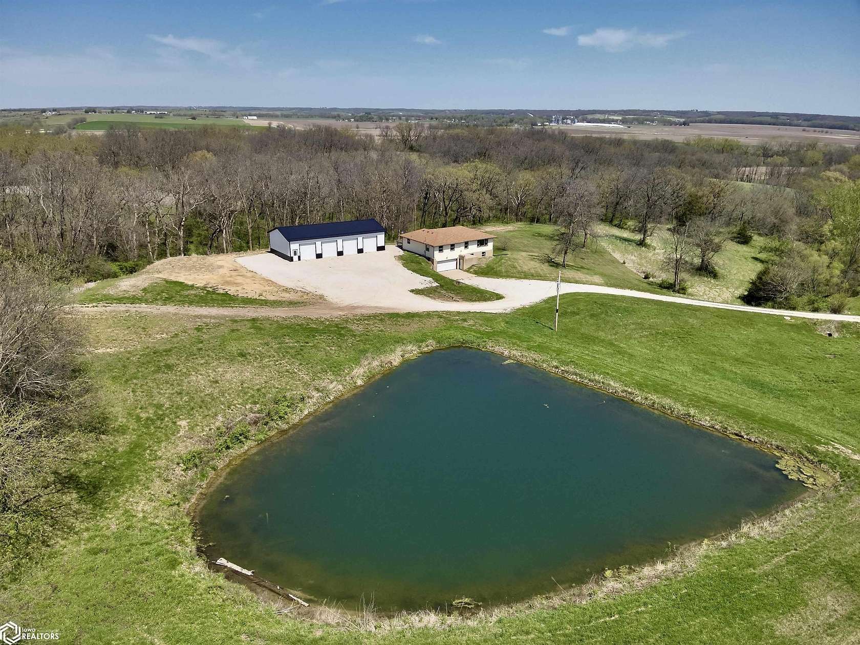 8 Acres of Land with Home for Sale in Davis City, Iowa