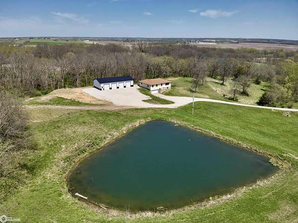 8 Acres of Land with Home for Sale in Davis City, Iowa