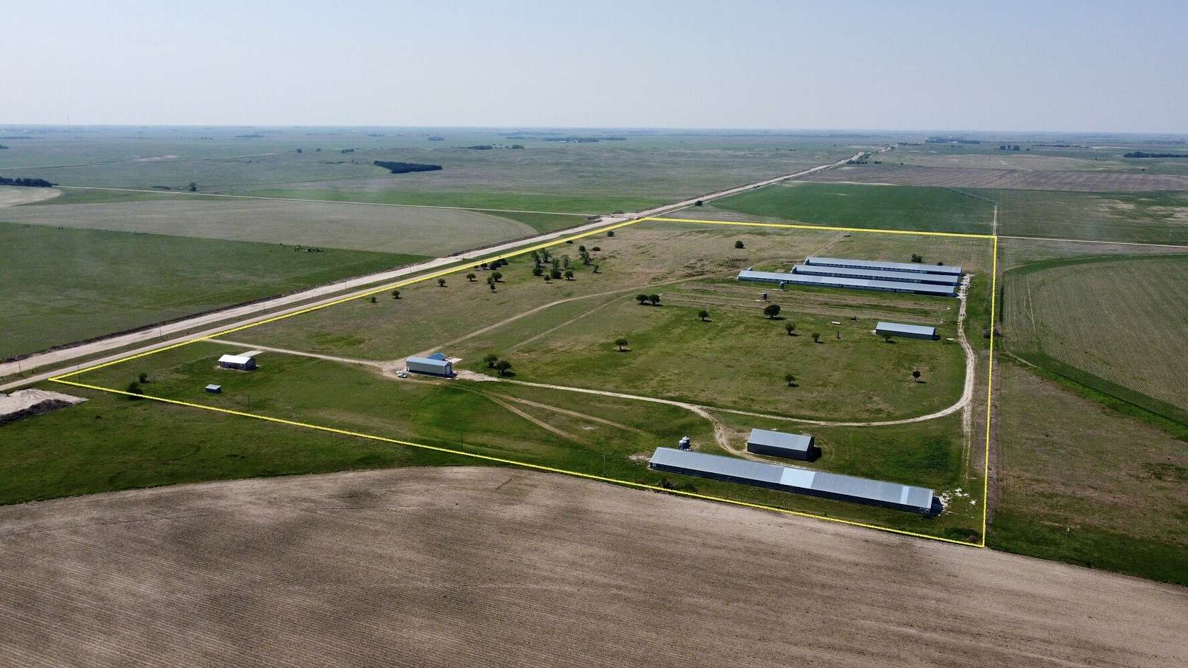 81.2 Acres of Agricultural Land with Home for Sale in Kenesaw, Nebraska