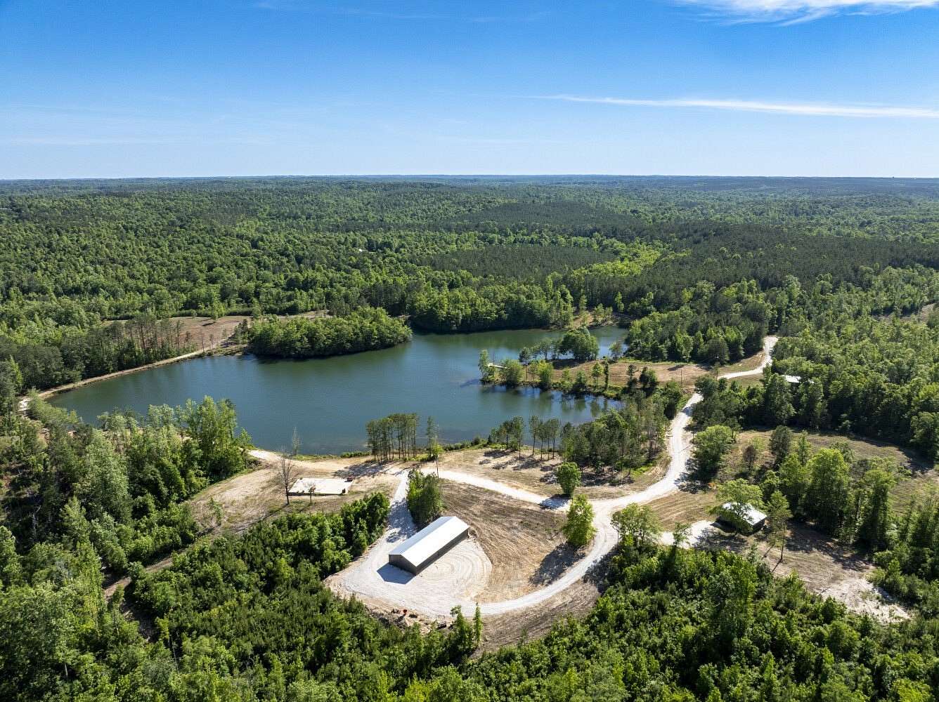 100 Acres of Recreational Land with Home for Sale in Clanton, Alabama