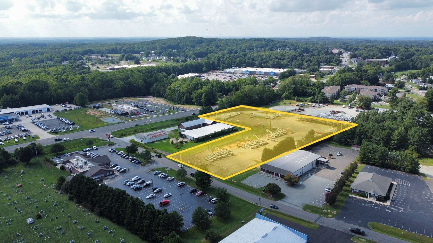 3.5 Acres of Mixed-Use Land for Sale in Roxboro, North Carolina