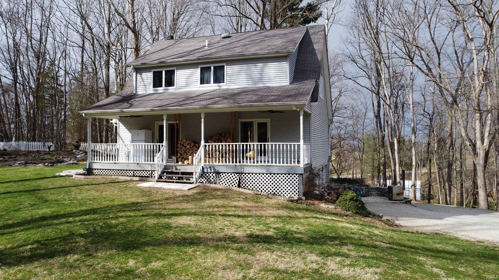 47 Acres of Recreational Land with Home for Sale in Connersville, Indiana