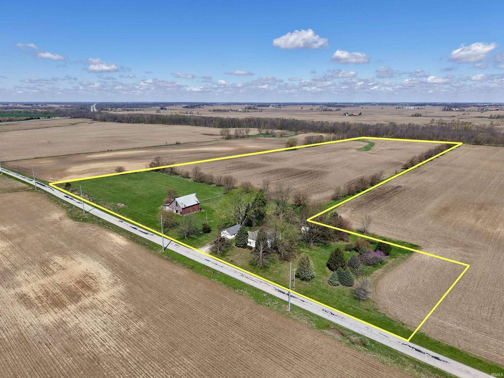 30.7 Acres of Land with Home for Sale in Jamestown, Indiana