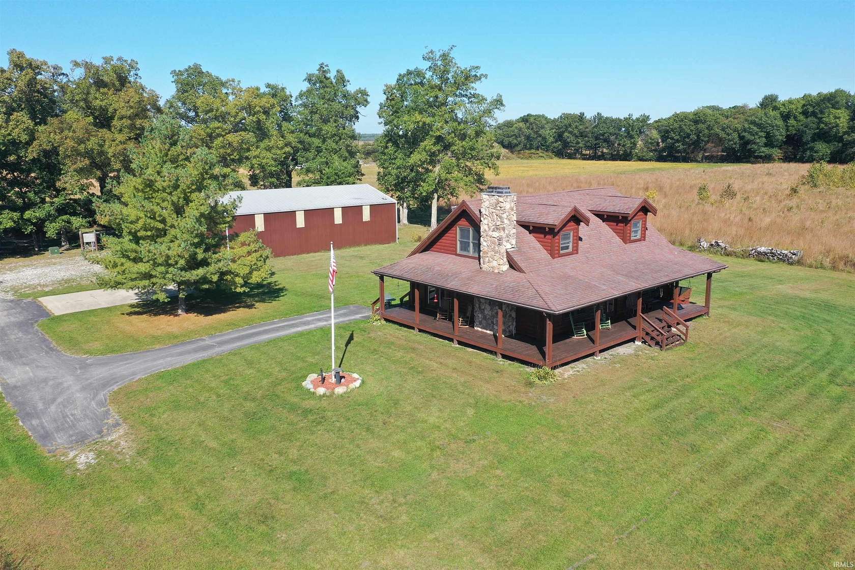 40 Acres of Land with Home for Sale in Monterey, Indiana