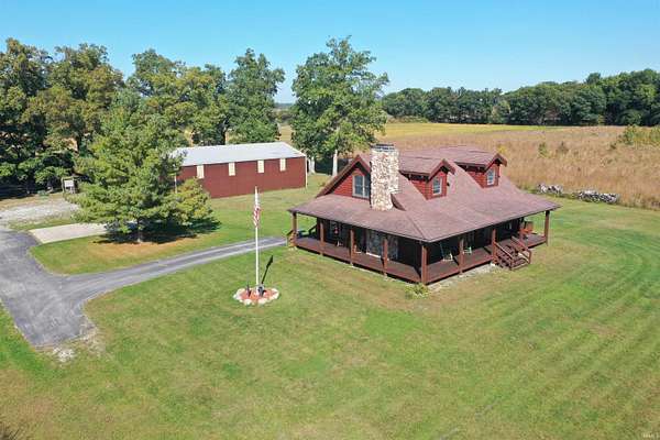 40 Acres of Land with Home for Sale in Monterey, Indiana